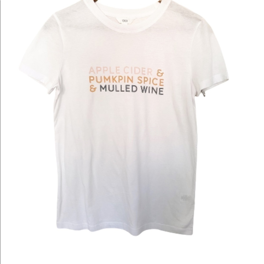1901 NWOT Pumpkin Spice Apple Cider Fall T-Shirt